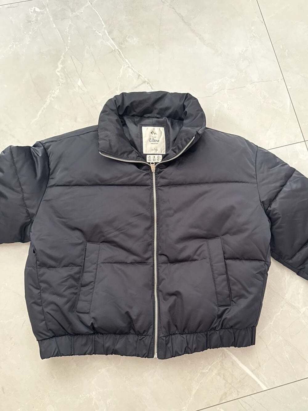 Abercrombie & Fitch Ultra Collection Black Puffer Jacket Size L